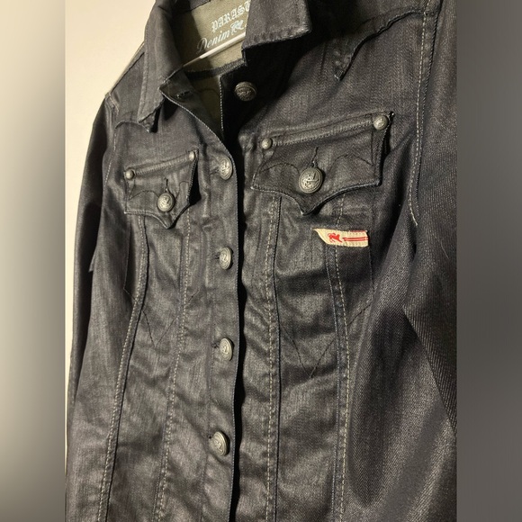 Parasuco denim legend jeans coat ( shiny dark blue ) - Picture 5 of 9